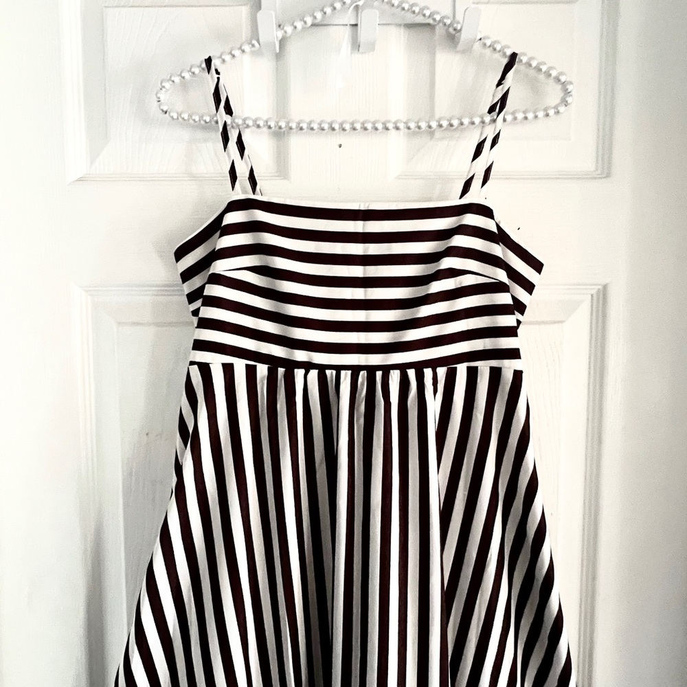 Commense Striped Pleated Cami Long Dress - Picture 8 of 13